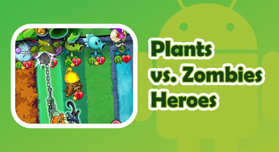 Capa do jogo Plants vs. Zombies Heroes para Android