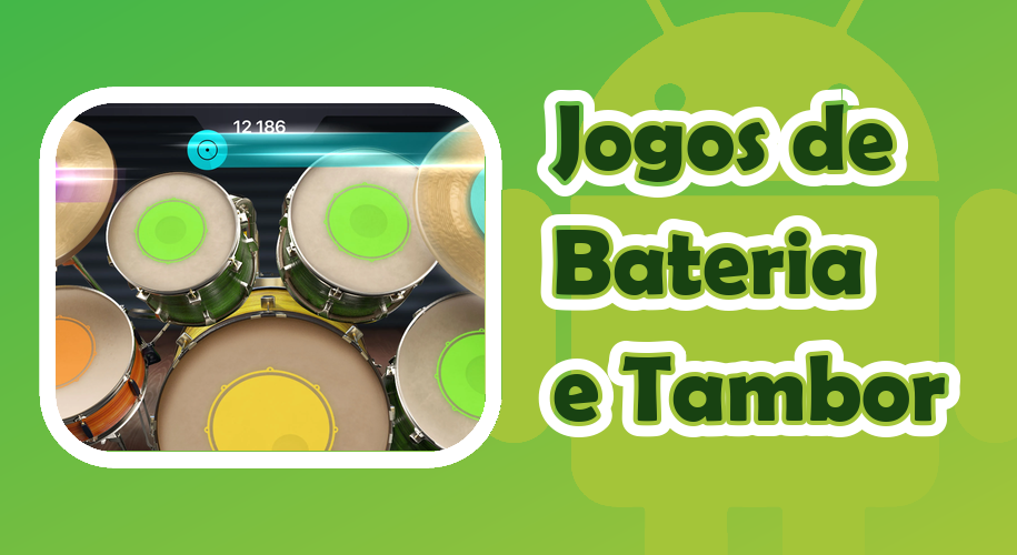 Capa do jogo Jogos de Bateria e Tambor para Android